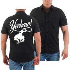 Herren Hemd Kurzarm Yeehaw