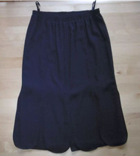 schwarzer eleganter Rock / Abendrock wadenlang Gr. 42 von Hermann Lange