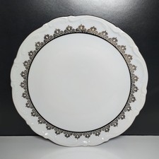 Mitterteich Porzellan Teller Bavaria W. Germany Goldrand Guter Zustand weiß