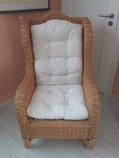 Rattan Ohrensessel Lehnstuhl