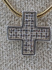 ESPRIT Kreuzanhänger 0,925 Sterlingsilber Zirkon