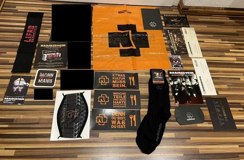 Rammstein sammlung merch - rammstein, paket