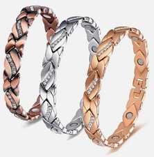 Magnetische Kupfer Armband Heilungstherapie Arthritis Schmerzlinderung Armreif,