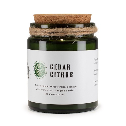 Greenman woodwick soy - greenman, candle