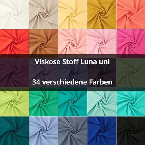 Viskose stoff luna leichter - stoff, luna,