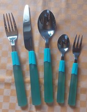 Tupperware Besteck J19 Essbesteck 60-teilig grün