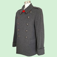 ETRO Milano Herren Wollcaban Doppelreiher Cabanjacke in Anthrazitgrau Gr.42 IT