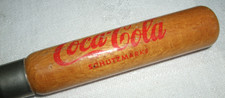 50er Jahre CocaCola Flaschenöffner Kapselheber mit Holzgriff