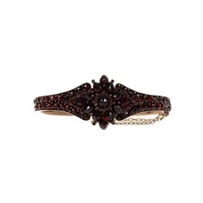 Historismus Granat Armreif in