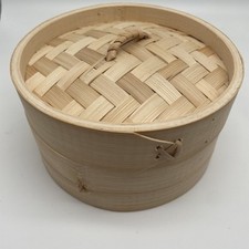 Dampfgarer aus Bambusholz 8 cm. hoch 15 cm Durchmesser