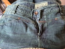 Closed Jeans Pedal Cape (Slim Fit), Gr. 44 (D 38/40); seltene blau-grün Waschung