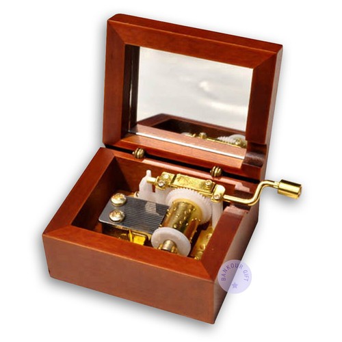 Holz spieldose braun spieluhr - spieldose,