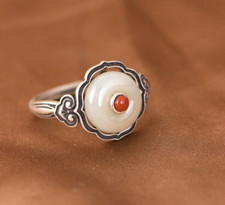 I05 White Natural Jade Cloud