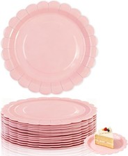 Stück pappteller rosa - 50,