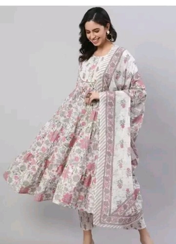 Asiatische baumwolle anarkali - baumwolle,