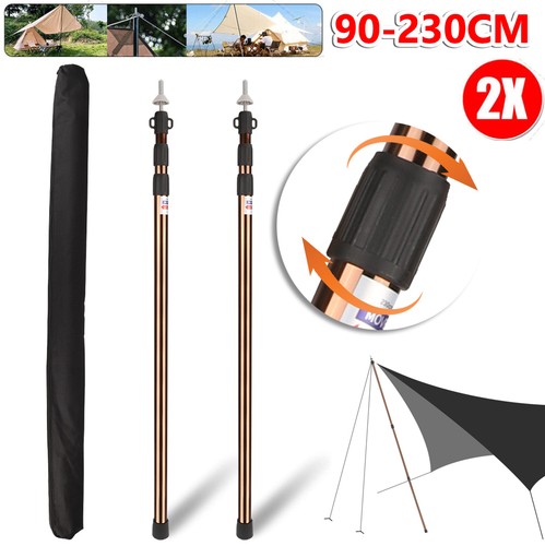 230cm zeltstangen teleskop - 2x,