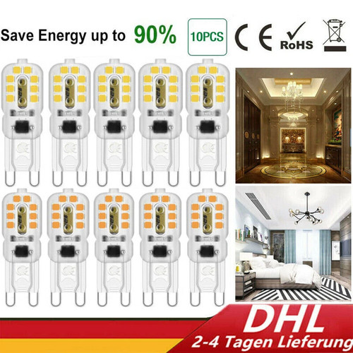 10x led warmweiss 3000k - 10x,