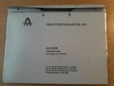 Hanomag Ersatzteilekatalog Nr.323 Allrad ab Fahrgest.-Nr.: 3736001 Kopie