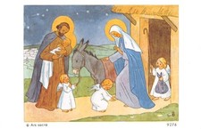 Fleißbildchen Heiligenbild