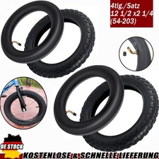 2x Reifen + 2x Schlauch 12 1/2 x 2 1/4 (54-203) für Kinderwagen Kínderrad Roller