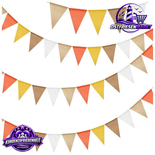 Wimpelkette wetterfest 12m - wetterfest,