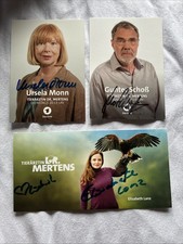 3 Autogrammkarten ARD