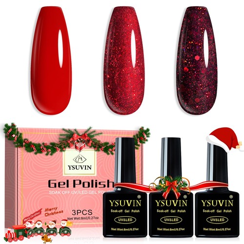Nagellack rot glitzer 8ml - rot,