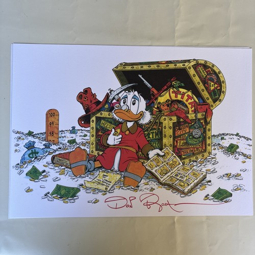 Print von dagobert - duck, a