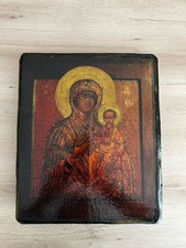 Antike Ikone Madonna mit Kind 