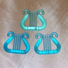 Playmobil 3x kleine Harfe türkis Musikinstrument für Meerjungfrau Fee Märchen 