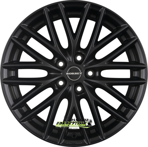 Borbet bs5 black matt - black, 8x18