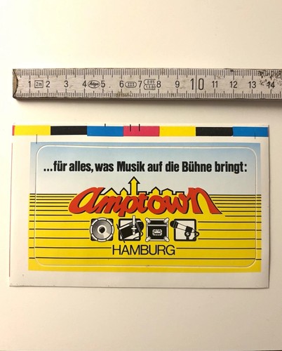 Amptown werbeaufkleber - amptown,