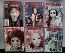 6x Ciesliks PUPPENMAGAZIN 2000-2001 Puppengeschichte Miniaturen Künstlerpuppen