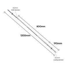 Langhantelstange 30mm verchromt Hantelstange für zuhause 70kg-90kg