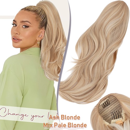 Lang natürliche ponytail - lang,