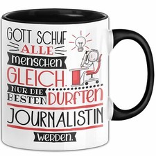 Journalistin Geschenk Becher
