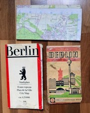 3x Plan Berlin  Hauptstadt der