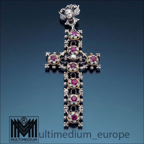 Historismus silber emaille - historismus,