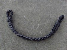 Schnur Mützenkordel Schirmmütze schwarz Offizier Sturmriemen alt WWII ??