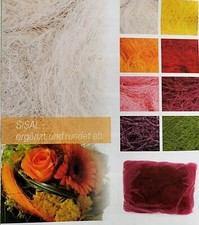 Flachshaar gefärbt farbig