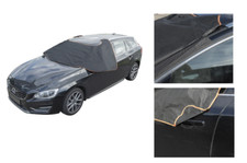 Scheibenabdeckung Auto Frontscheibenabdeckung mit Magnet Halbgarage PKW XXL