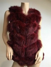 Max moi damen pelzweste rot - max,
