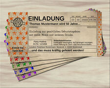 Einladungskarte Geburtstag