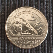 USA Quarter Dollar Bessie Coleman 2023 P, zirkuliert