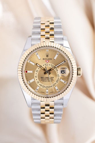 Rolex sky dweller stahl gold - rolex,