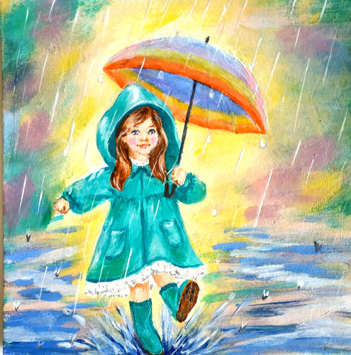 Emotionales gemälde eines - emotionales,