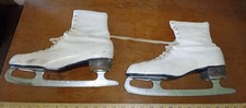 Pair of White Ice Skates -