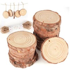 60x Holzscheiben Baumscheiben