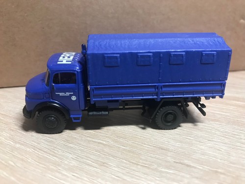 Modellauto lkw blau - ,