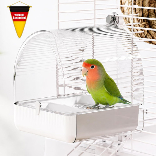 Wellensittich vogelbad 1 - wellensittich, 3-in-1